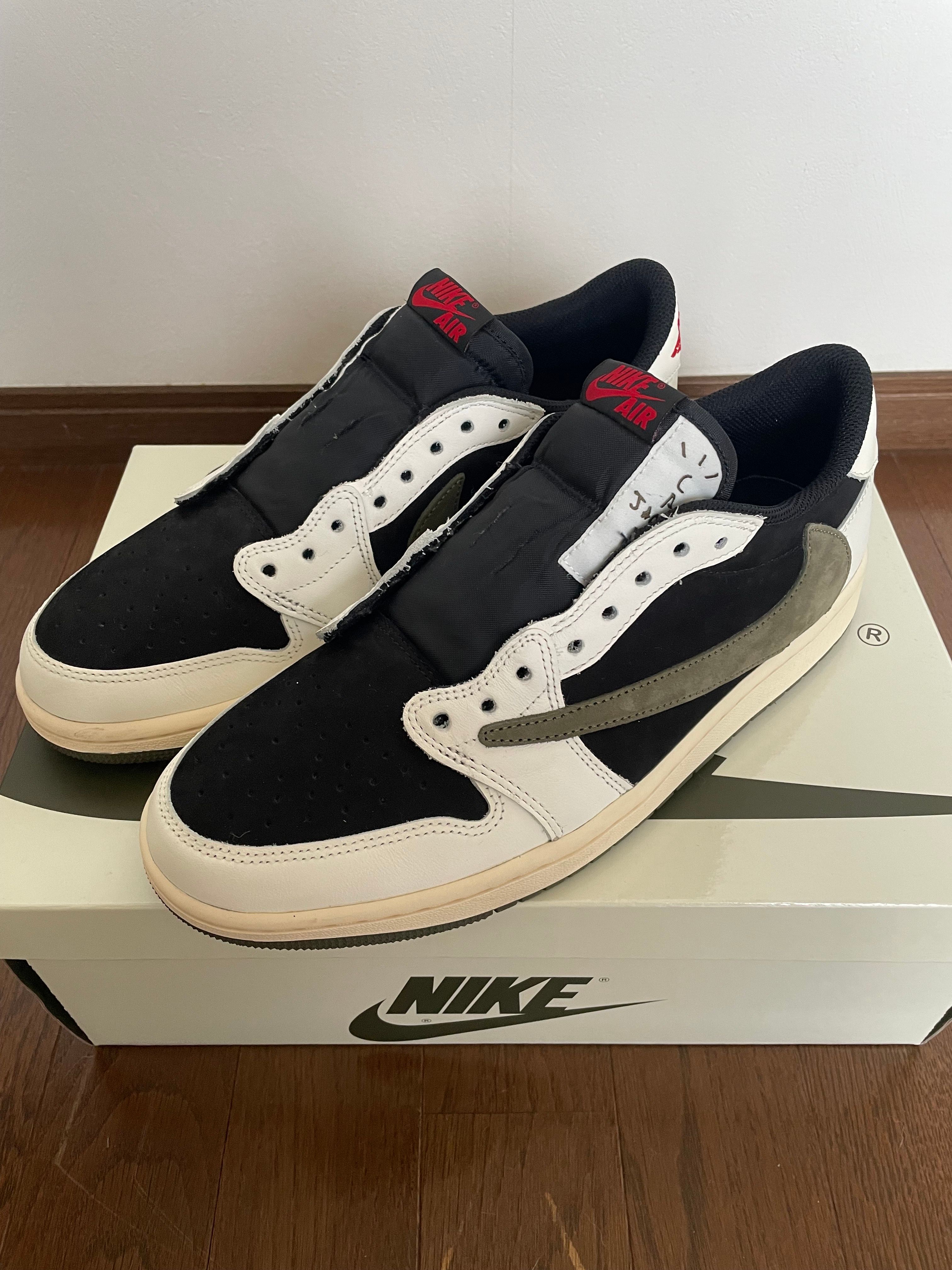 Travis Scott × Nike Women's Air Jordan 1 Low OG "Medium Olive"