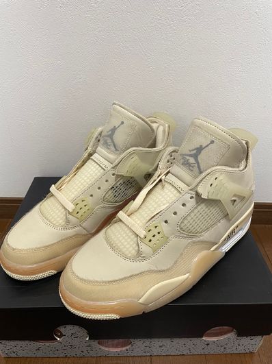 Off-White × Nike Women's Air Jordan 4 SP "Sail"