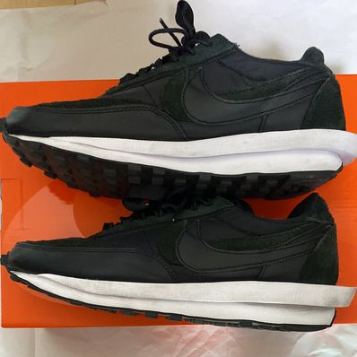 sacai × Nike LDV Waffle "Triple Black"