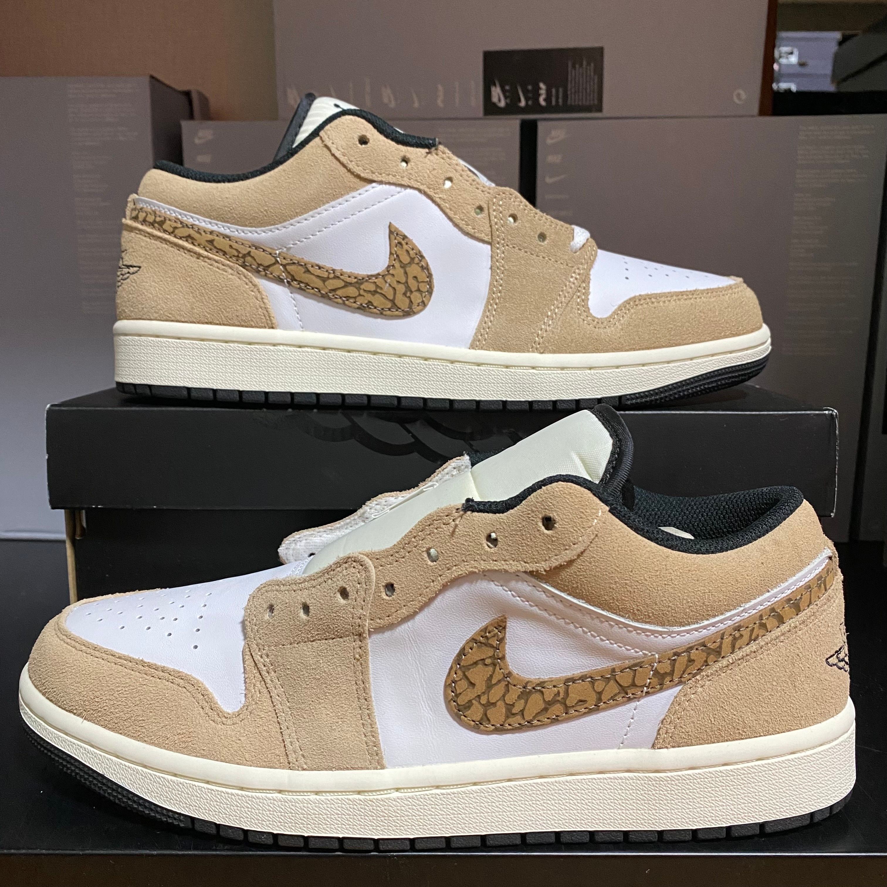 Nike Air Jordan 1 Low SE "Brown Elephant/Safari"