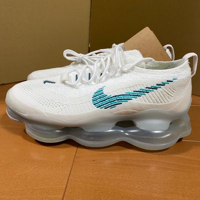 Nike Air Max Scorpion Flyknit "White and Geode Teal"