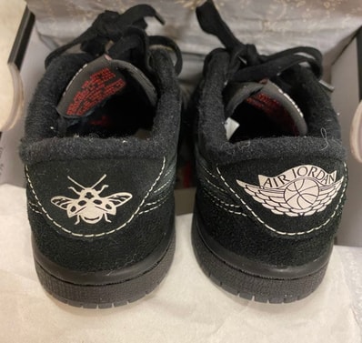 Travis Scott × Nike TD Jordan 1 Low OG "Black Phantom"