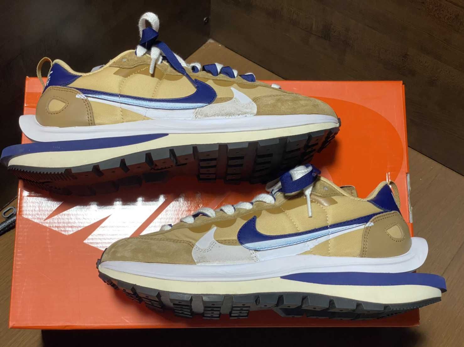 Sacai × Nike Vapor Waffle "Sesame And Blue Void"