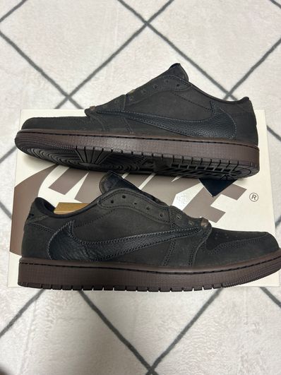 Travis Scott × Nike Air Jordan 1 Low OG SP "Velvet Brown and Dark Mocha"