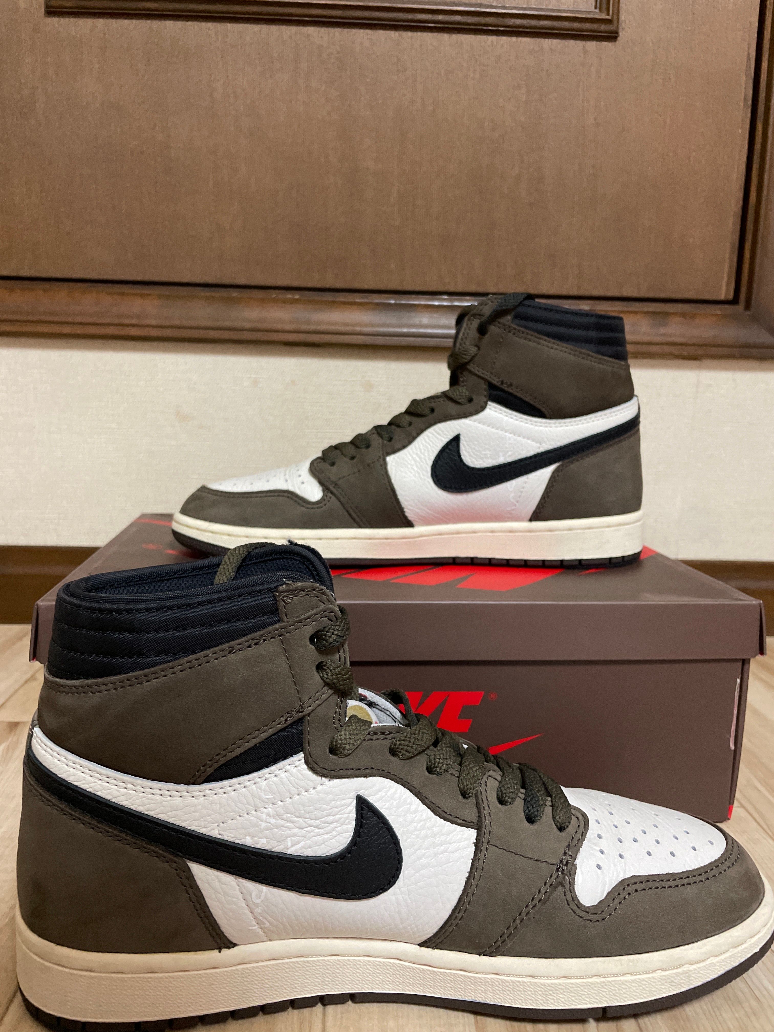 Travis Scott × Nike Air Jordan 1 Retro High OG TS SP "Sail/Dark Mocha"