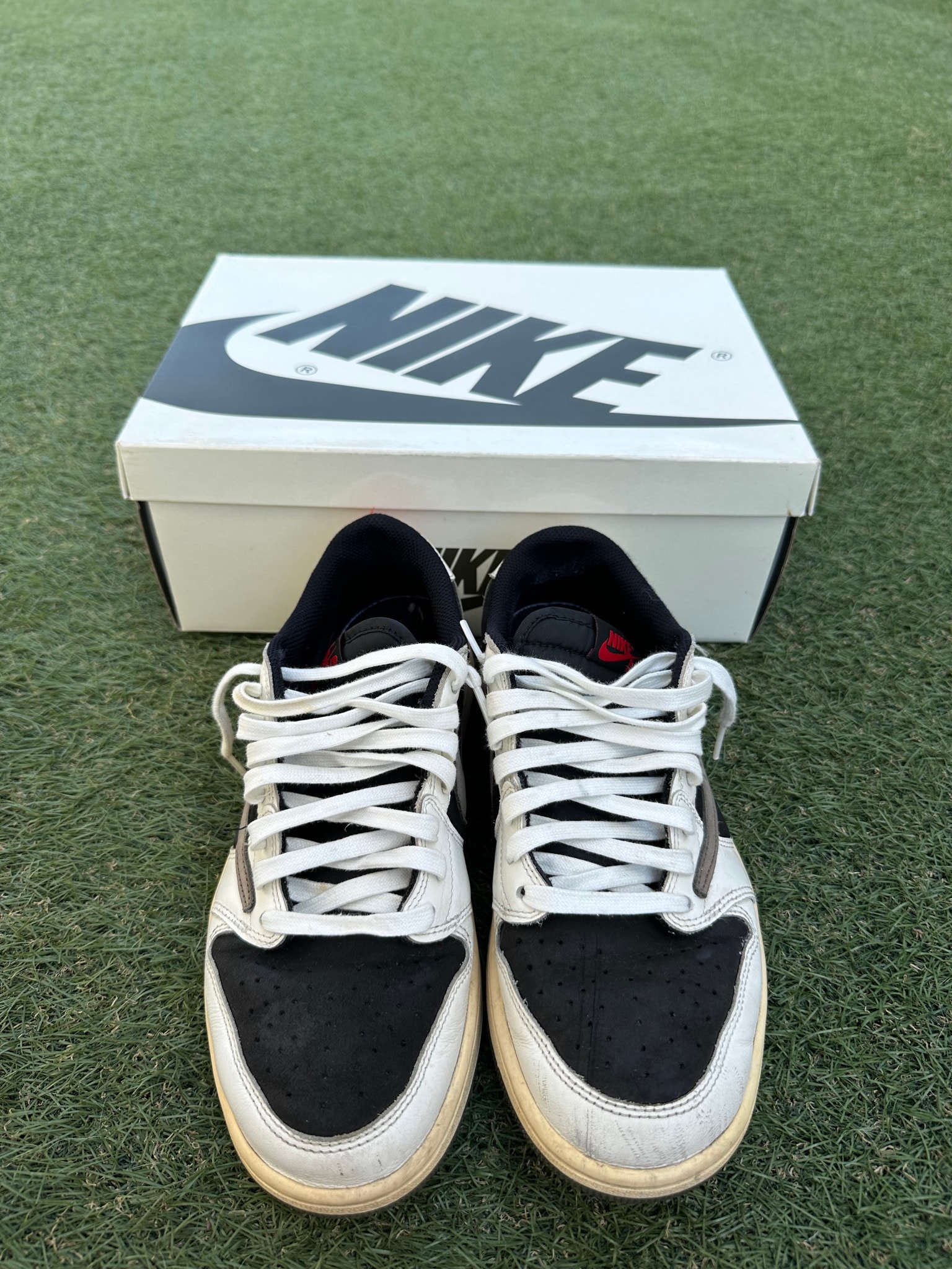 Travis Scott × Nike Women's Air Jordan 1 Low OG "Medium Olive"