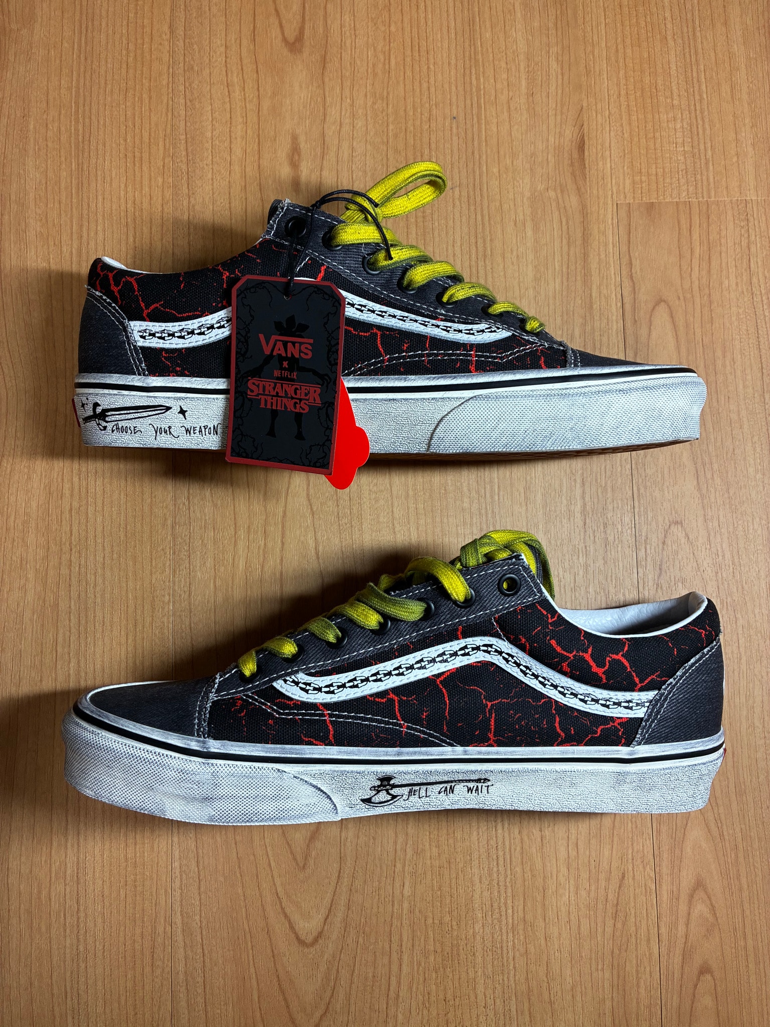 Stranger Things × Vans Style 36 "Stranger Black"