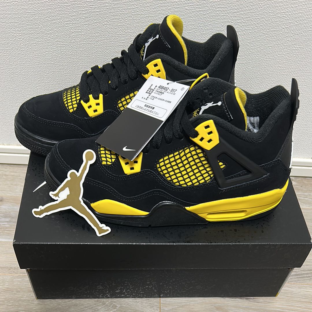 Nike GS Air Jordan 4 Retro "Thunder"(2023)