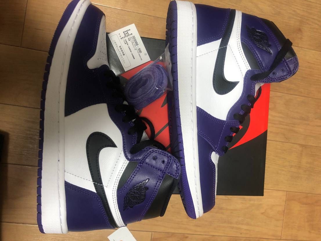 Nike Air Jordan 1 Retro High OG "Court Purple White/Black" (2020)