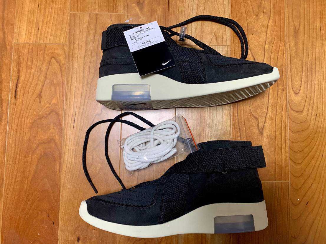 FEAR OF GOD × Nike Air Fear Of God Raid "Black"