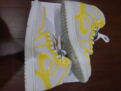 NIKE Women's AIR JORDAN 1 MID LX "OPTI YELLOW"