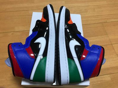 NIKE Women's AIR JORDAN 1 MID "PATENT BLEND"