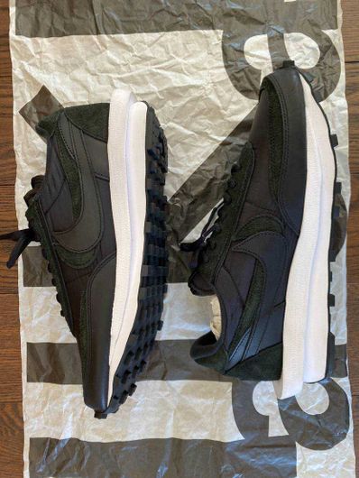 sacai × Nike LDV Waffle "Triple Black"