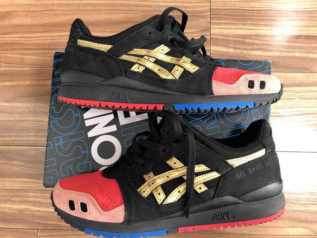 Ronnie Fieg × Asics Gel-Lyte III Tokyo Trio 252.1 "Black/Gold" 