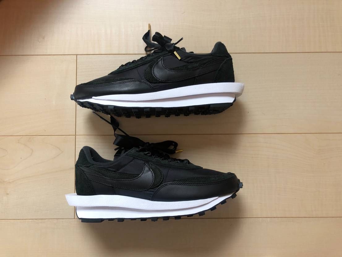 sacai × Nike LDV Waffle "Triple Black"