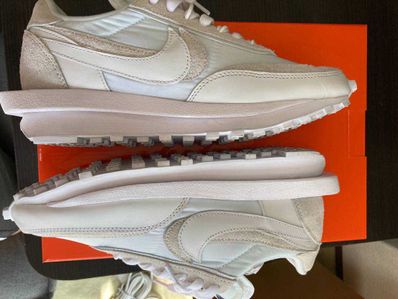 sacai × Nike LDV Waffle "Triple White"