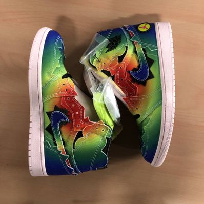 J Balvin × Nike Air Jordan 1 High OG "Rainbow"