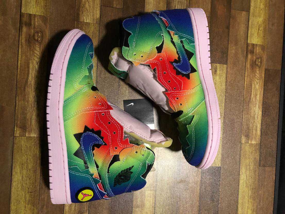 J Balvin × Nike Air Jordan 1 High OG "Rainbow"