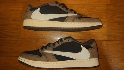 Travis Scott × Nike Air Jordan 1 Low OG SP-T "Black/Dark Mocha"