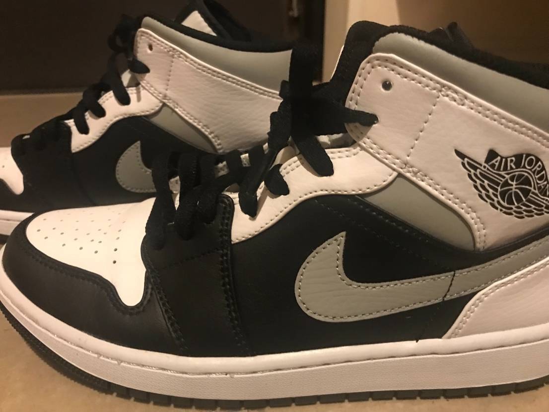 NIKE AIR JORDAN 1 MID "WHITE SHADOW"