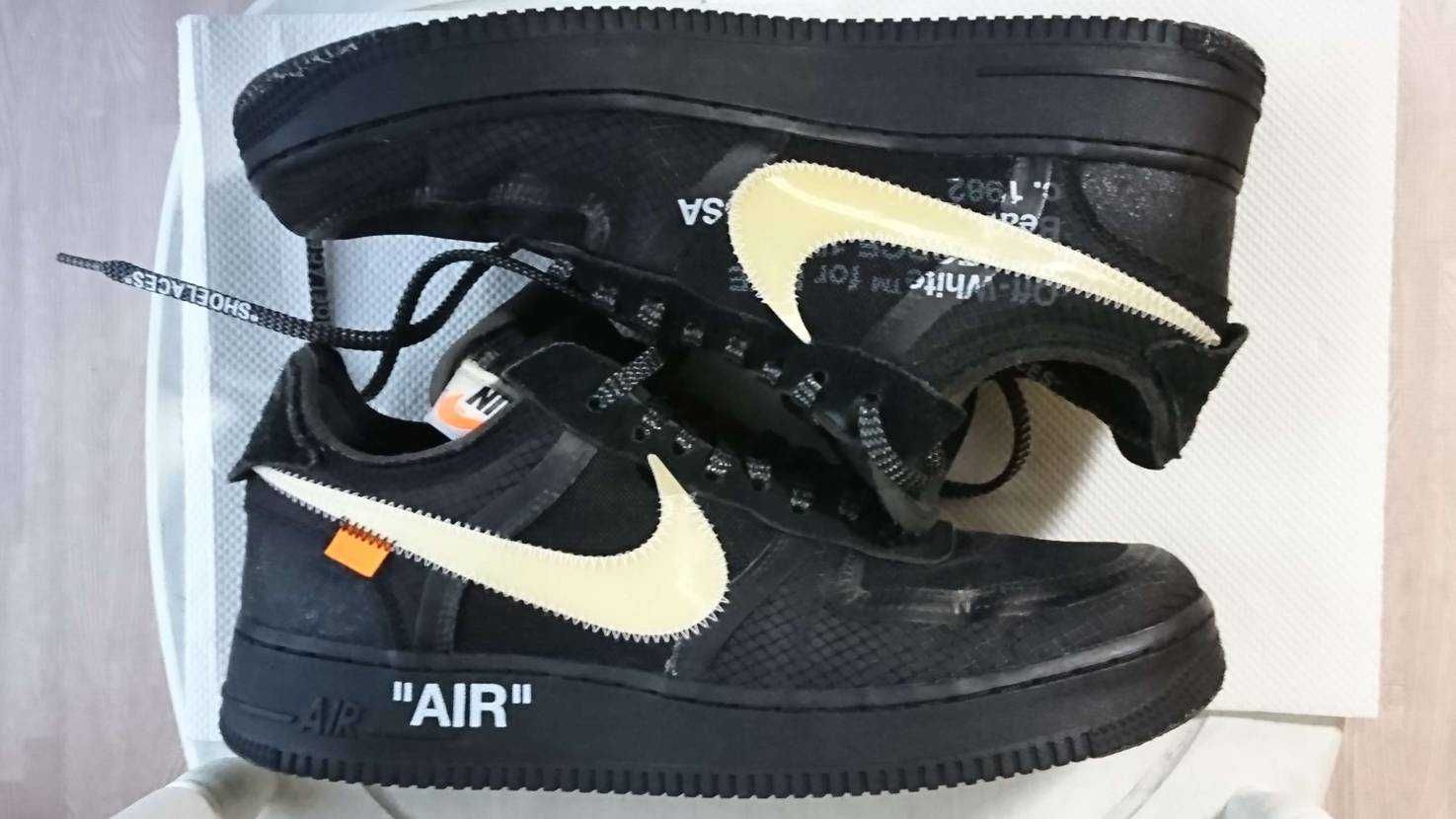 Off-White × Nike Air Force 1 Low "Black"