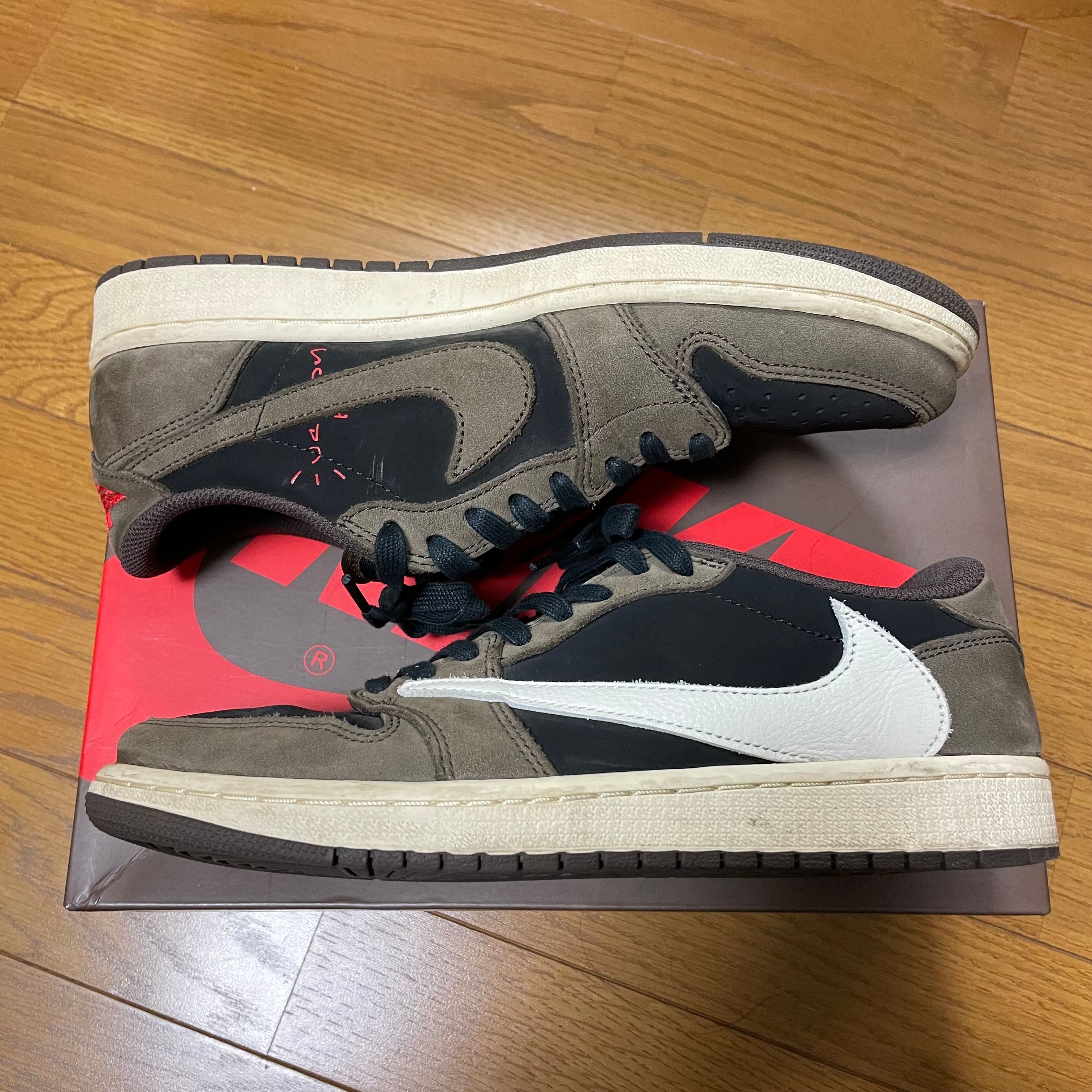Travis Scott × Nike Air Jordan 1 Low OG SP-T  "Black/Dark Mocha"
