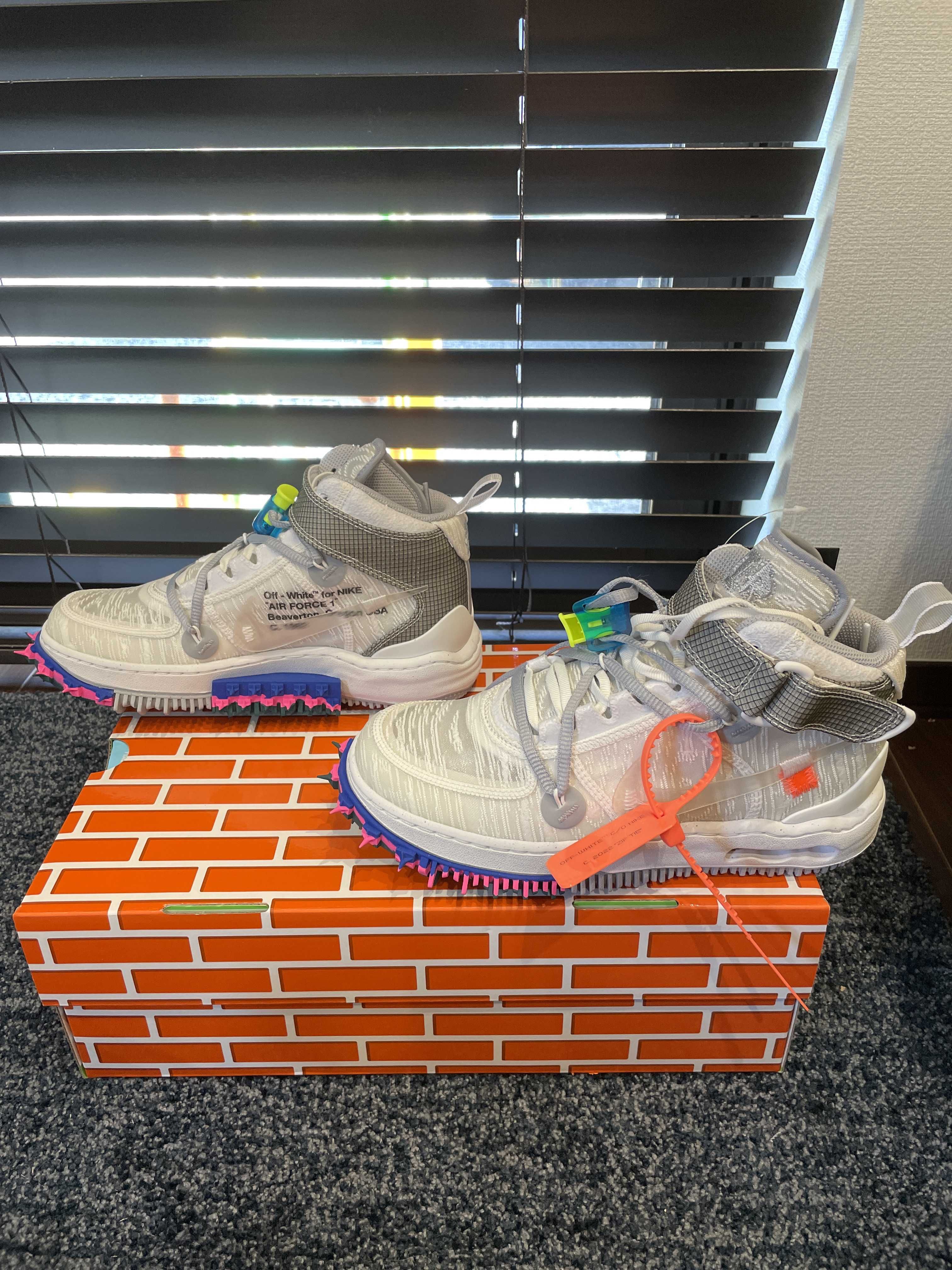 Off-White × Nike Air Force 1 Mid "White"