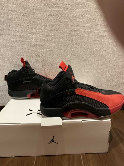 Nike Air Jordan XXXV Warrior "Black/University Red Cement Grey"