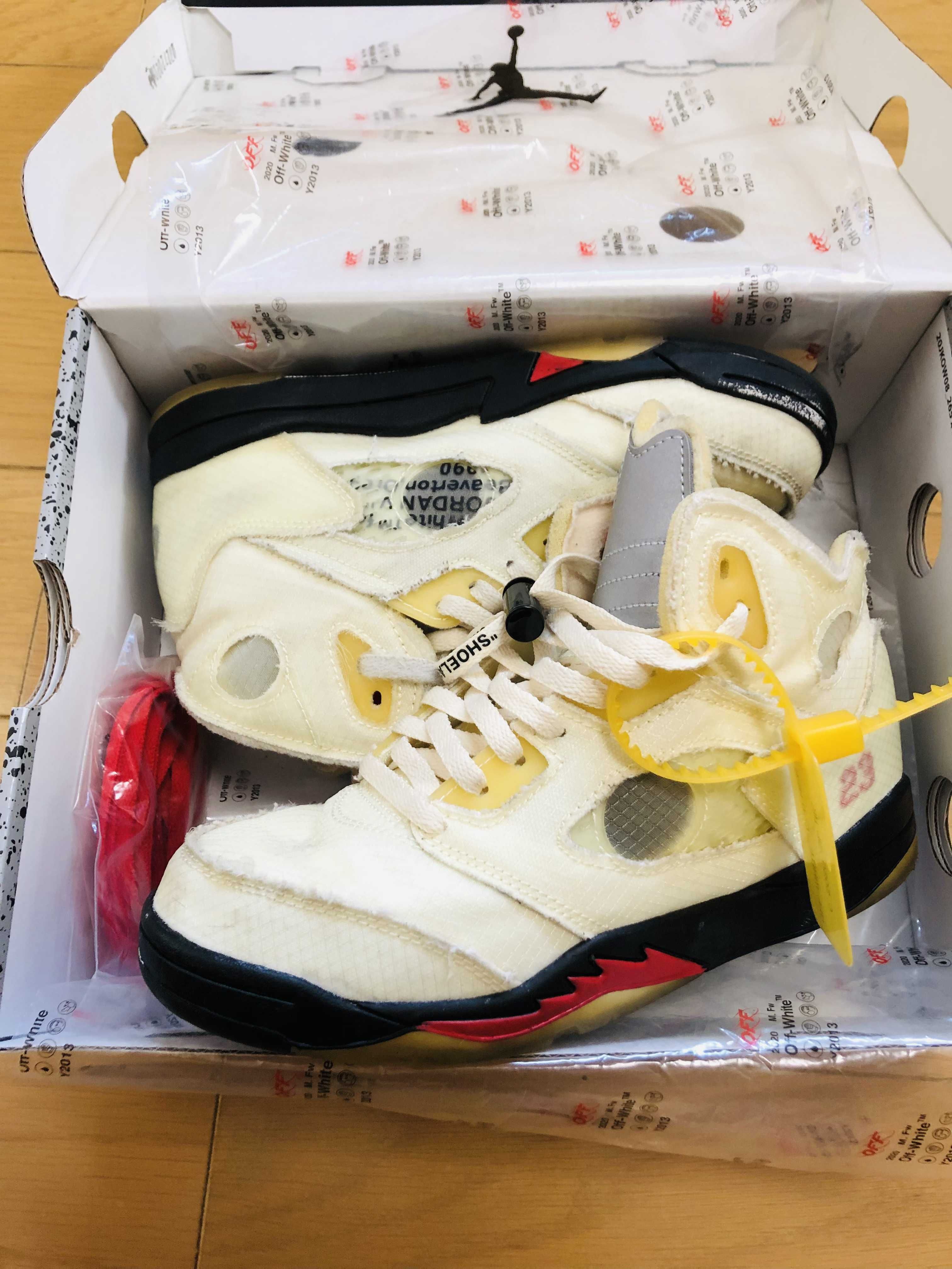 Off-White × Nike PS Air Jordan5 "Sail"