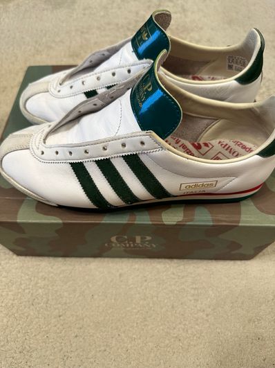 C.P. Company × adidas Italia SPZL "Footwear White/Bold Green/Off White"