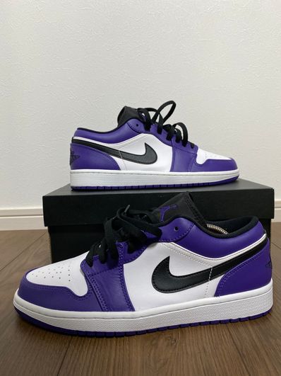 Air jordan 1 sales low court purple