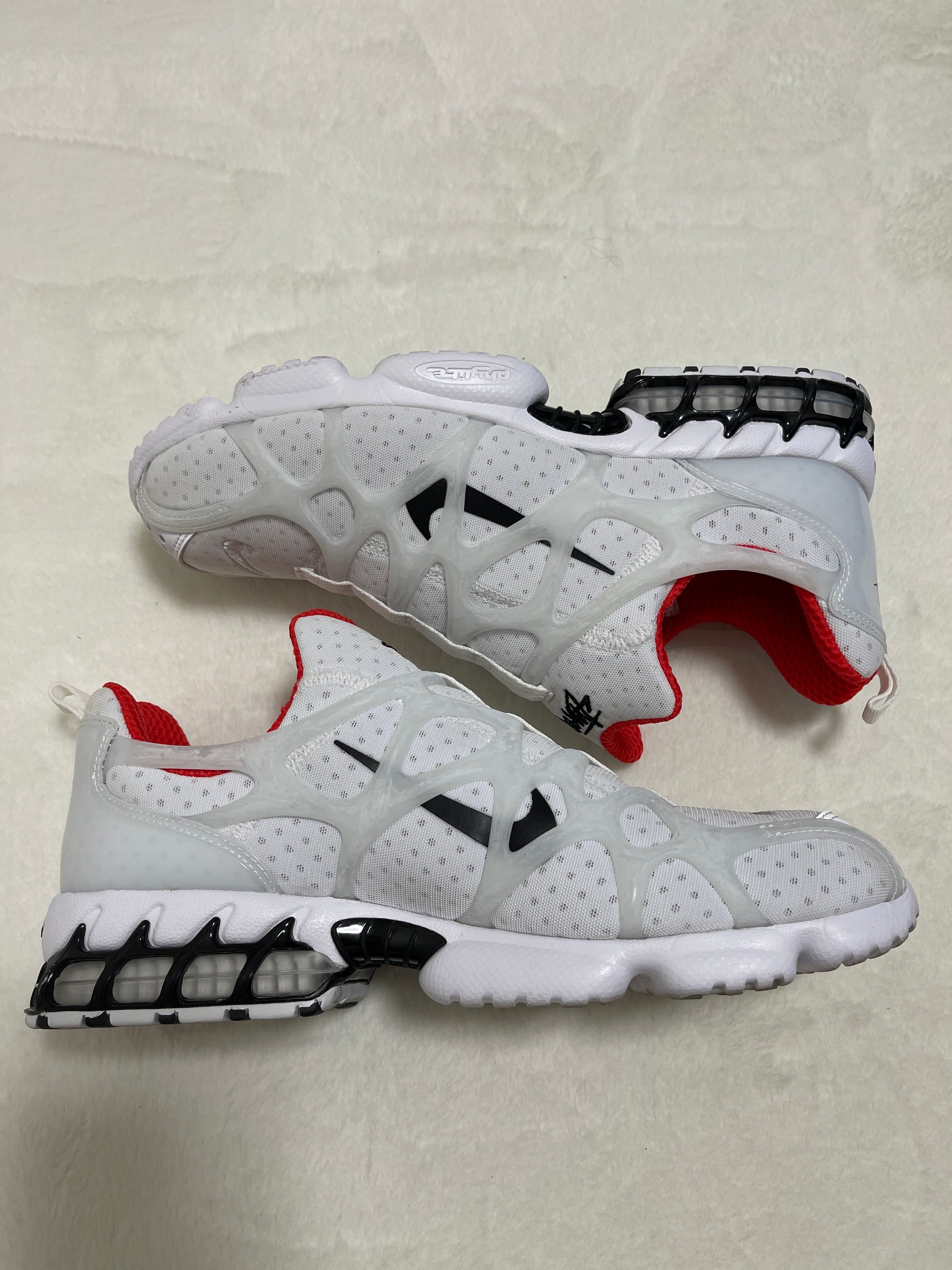 Stussy × Nike Air Zoom Kukini "White/Red"