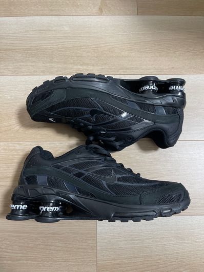 Supreme × Nike Shox Ride 2 "Black/Black-White"