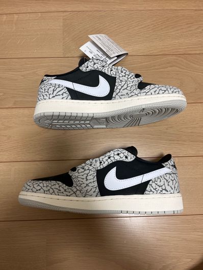 Nike GS Air Jordan 1 Retro Low OG "Black Cement"