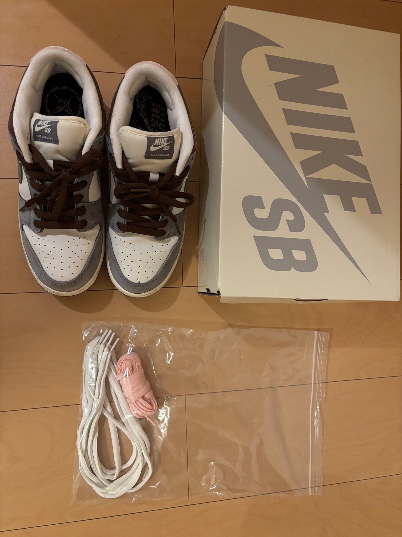 堀米 雄斗(Yuto Horigome) × Nike SB Dunk Low Pro QS "Wolf Grey"
