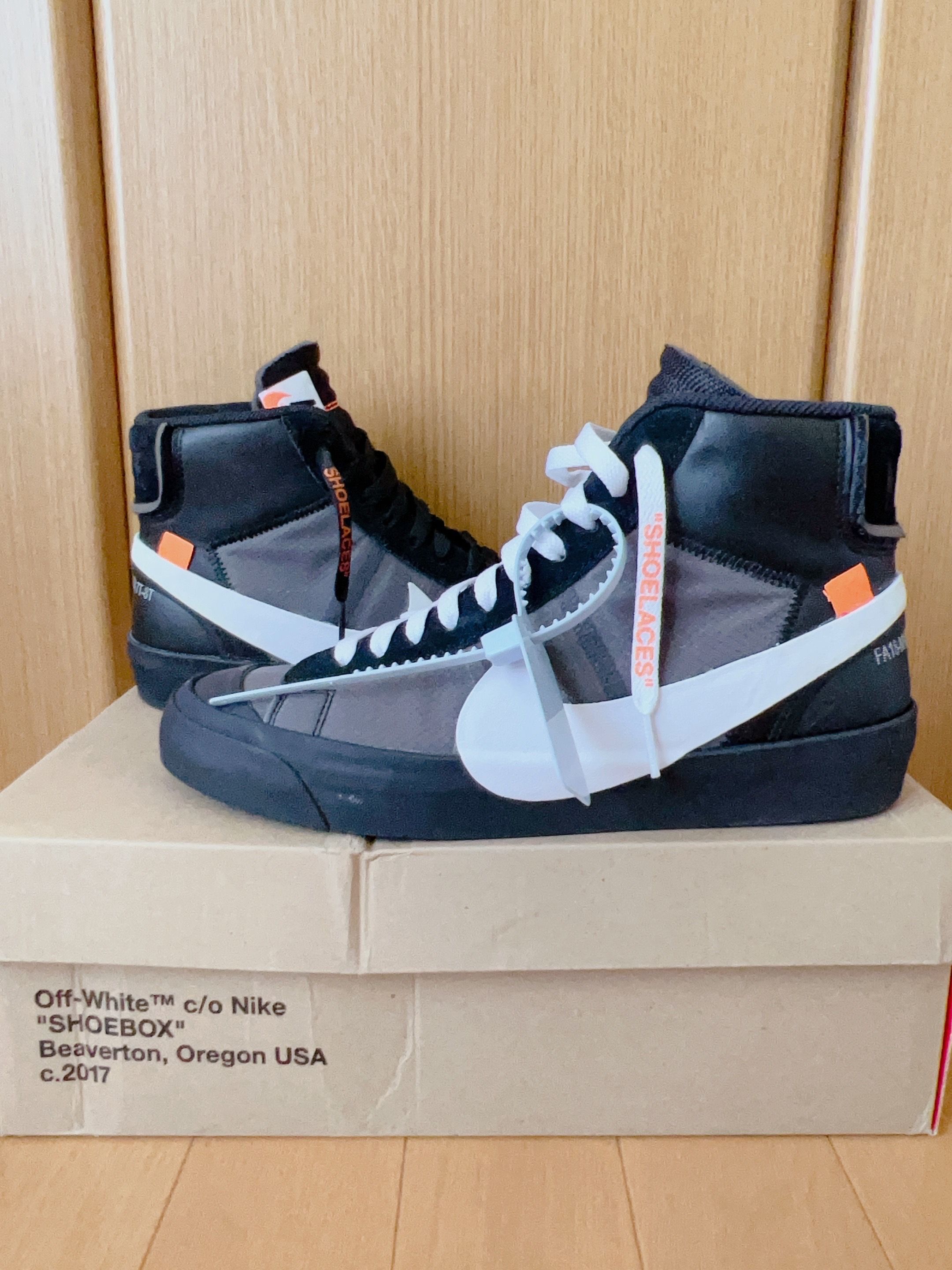 Off-White × Nike Blazer Studio Mid "Grim Reaper"