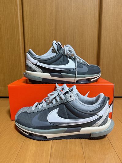 sacai × Nike Zoom Cortez "Iron Grey"