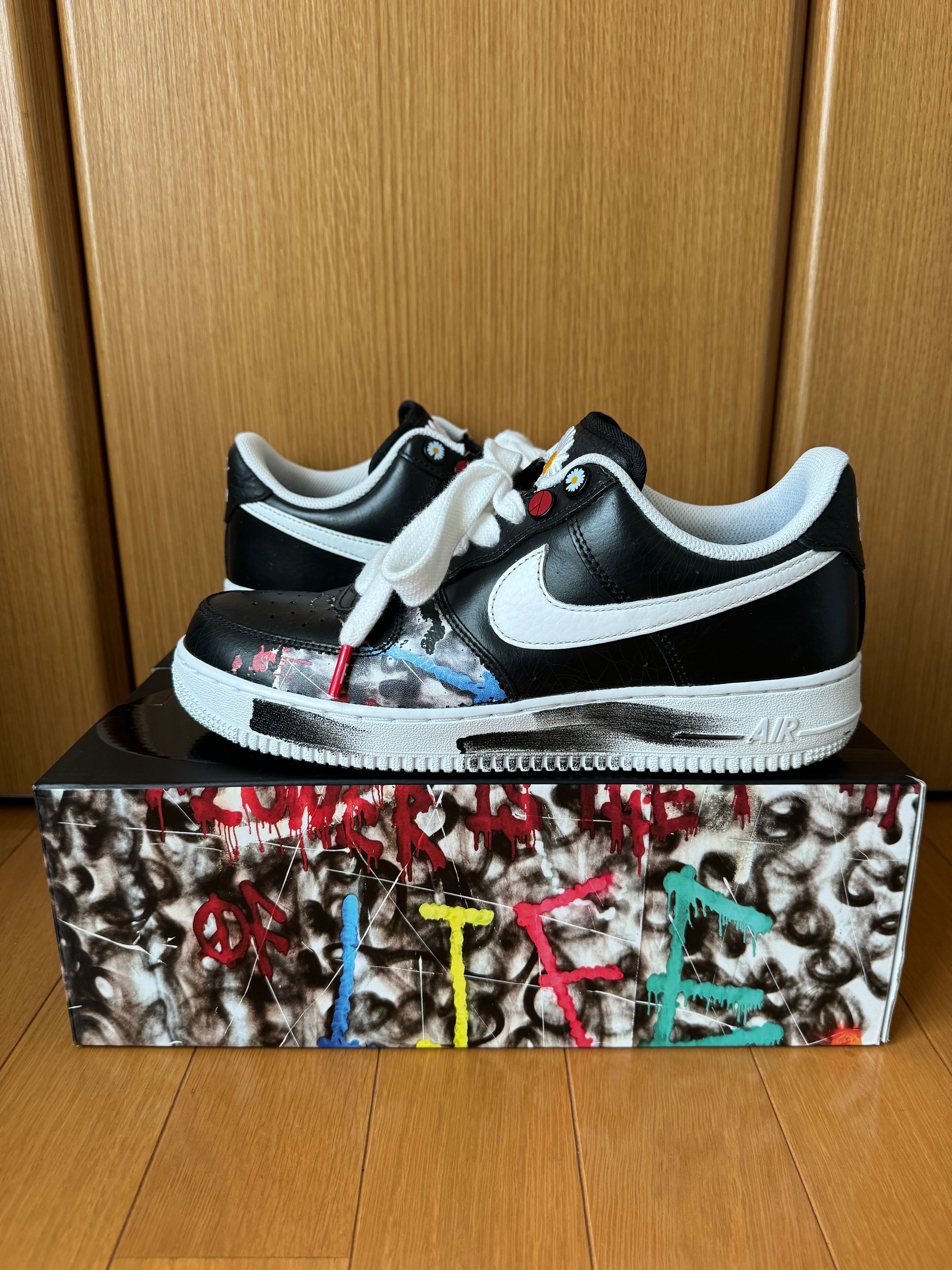 PEACEMINUSONE × Nike Air Force 1 Low Para Noise "Black" / G-DRAGON
