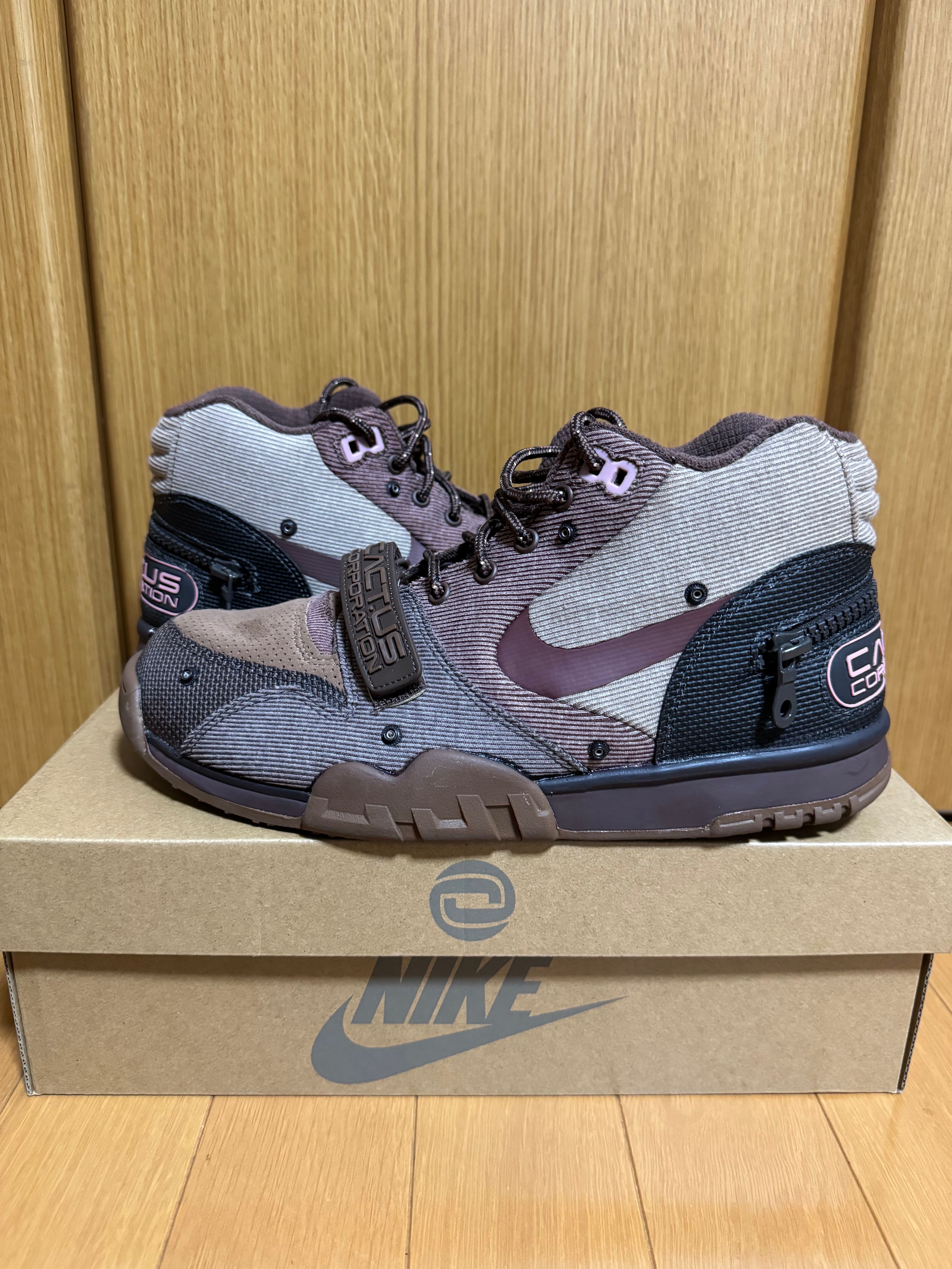Travis Scott x Nike Air Trainer 1 SP "Archaeo Brown and Rust Pink"
