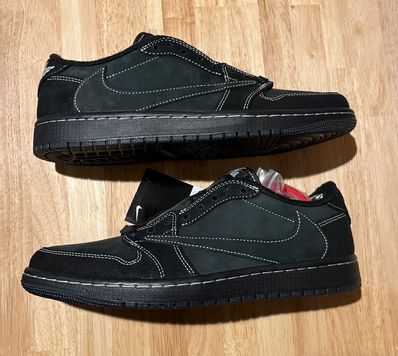 Travis Scott × Nike Air Jordan 1 Low OG SP "Black Phantom"