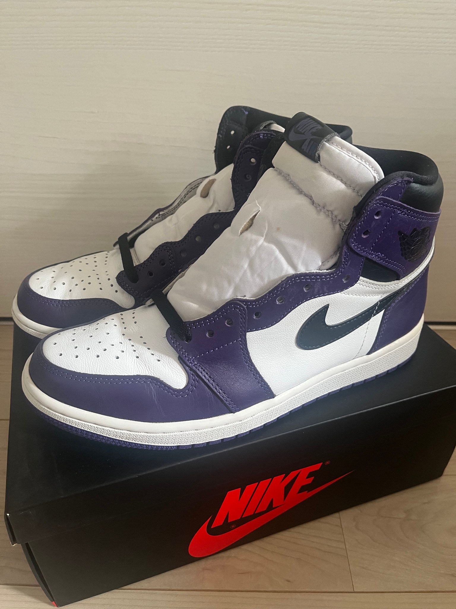 Nike Air Jordan 1 Retro High OG "Court Purple/White/Black" (2020)