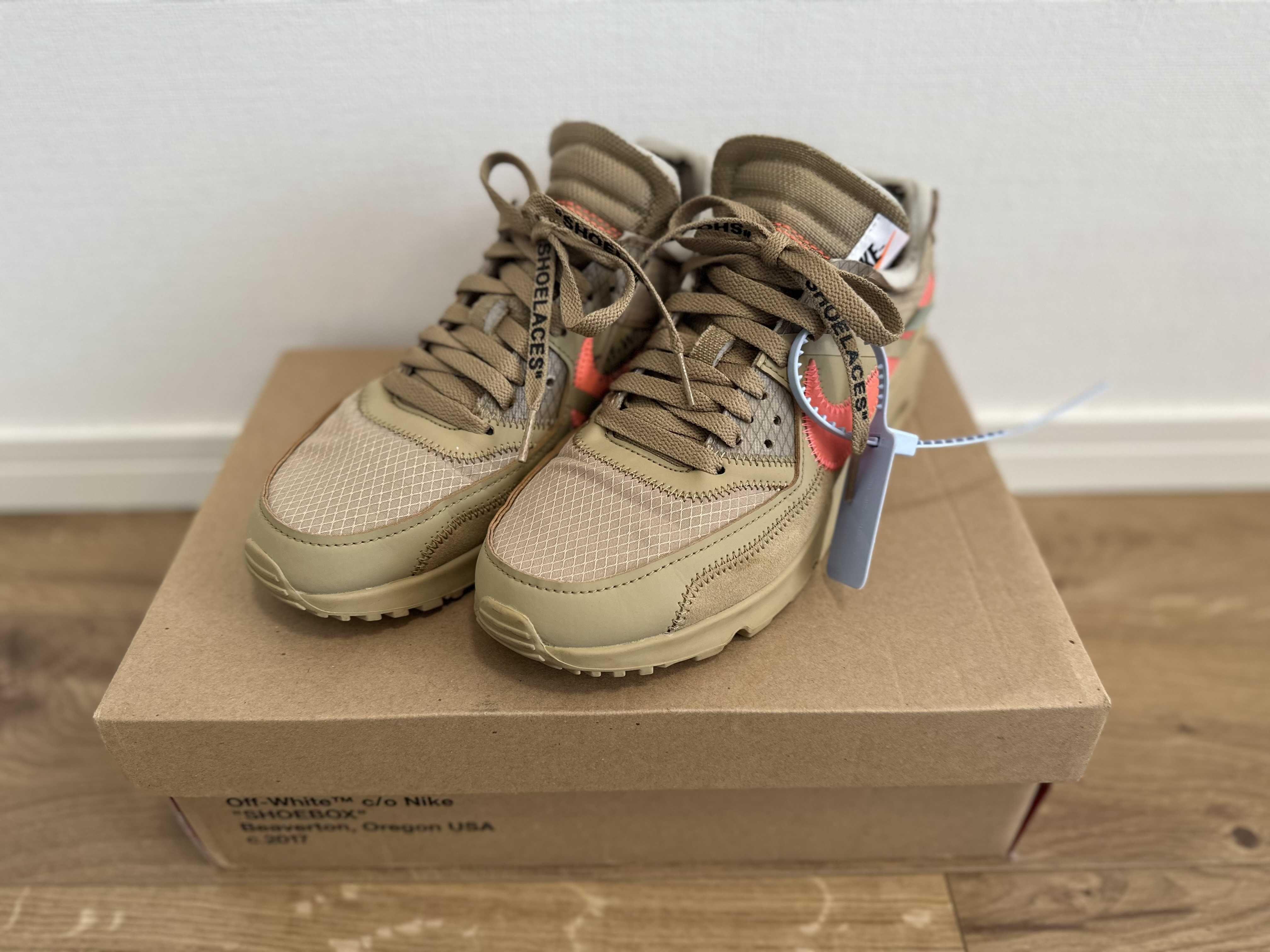 Off-White × Nike Air Max 90 "Desert Ore"