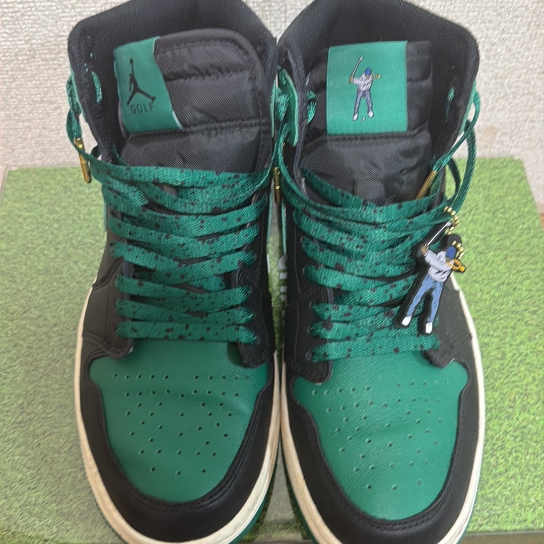 Eastside Golf × Nike Air Jordan 1 High Golf "Black/Malachite/1961"