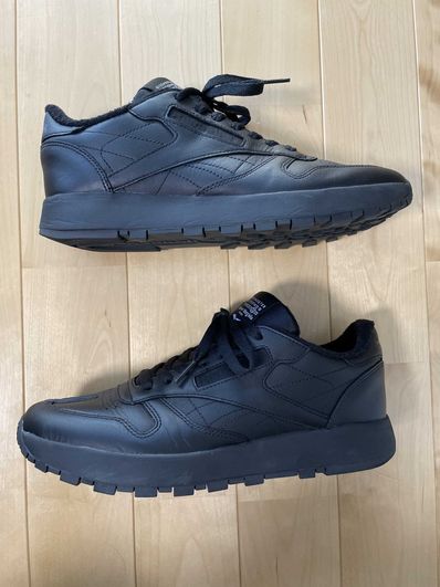 Maison Margiela × Reebok Classic Leather Tabi "Black"