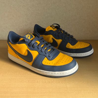 Nike Terminator Low "University Gold and Navy/Michigan"
