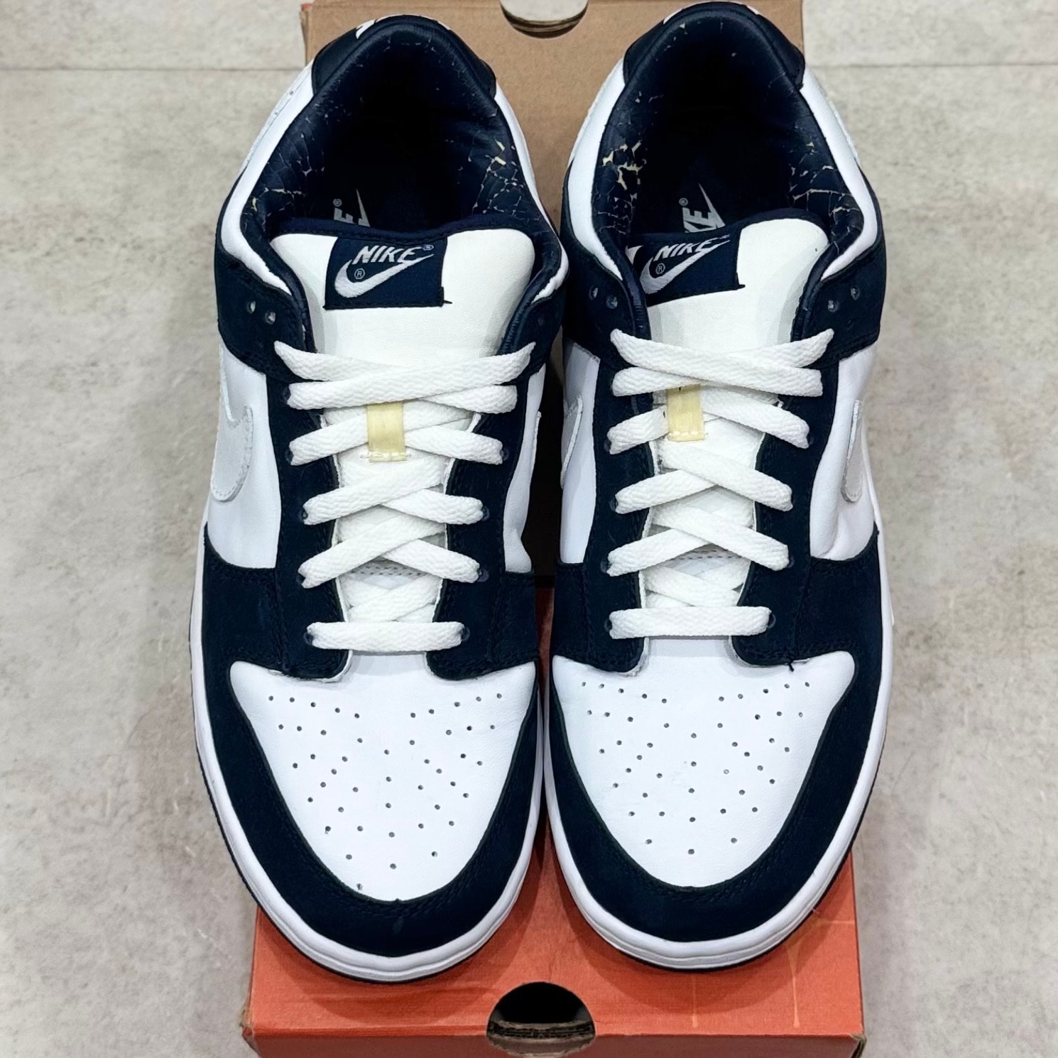 Nike Dunk Low Pro "White/White Obsidian"
