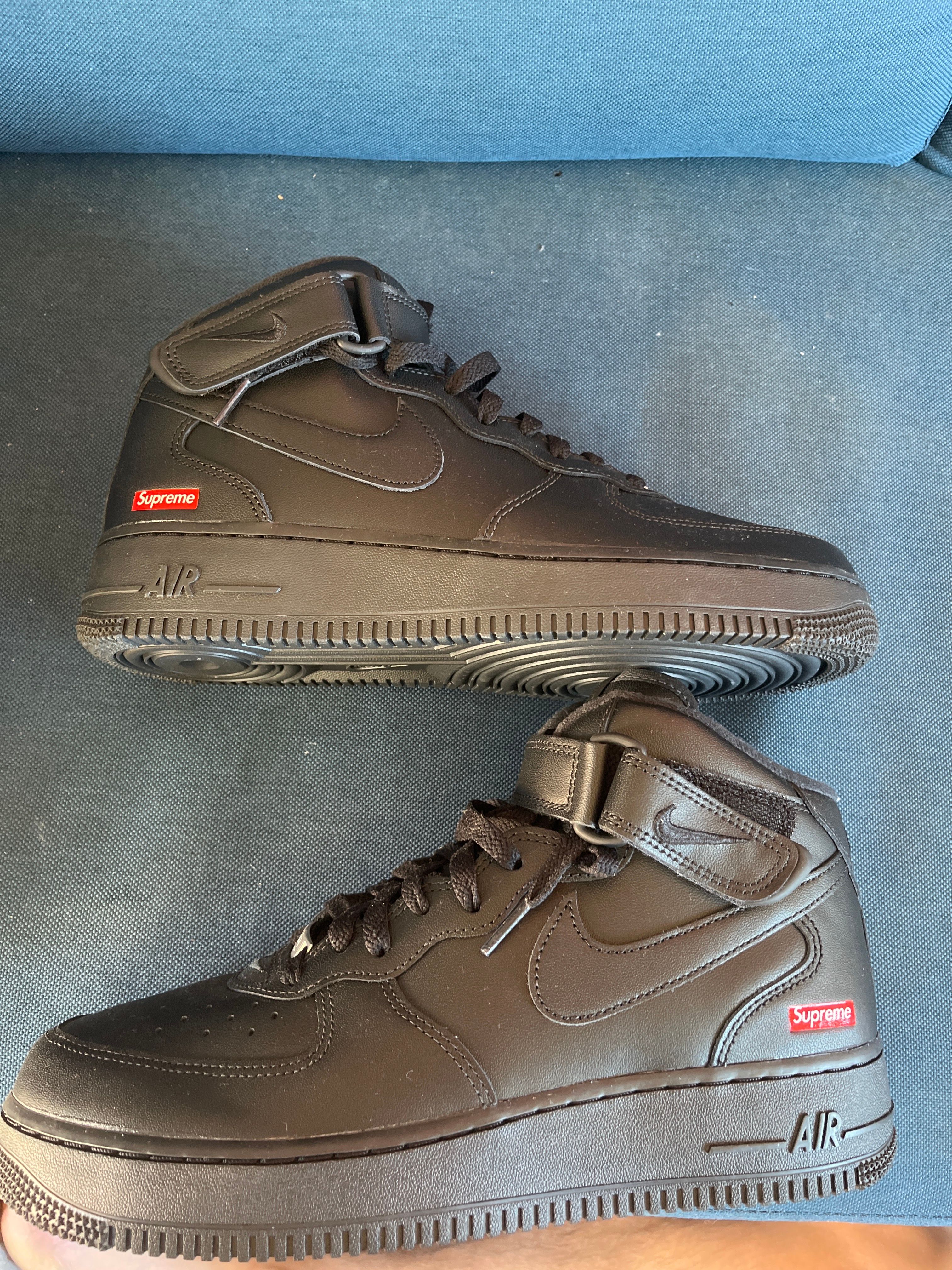Supreme × Nike Air Force 1 Mid "Black" FW24