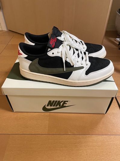 Travis Scott × Nike Women's Air Jordan 1 Low OG "Medium Olive"