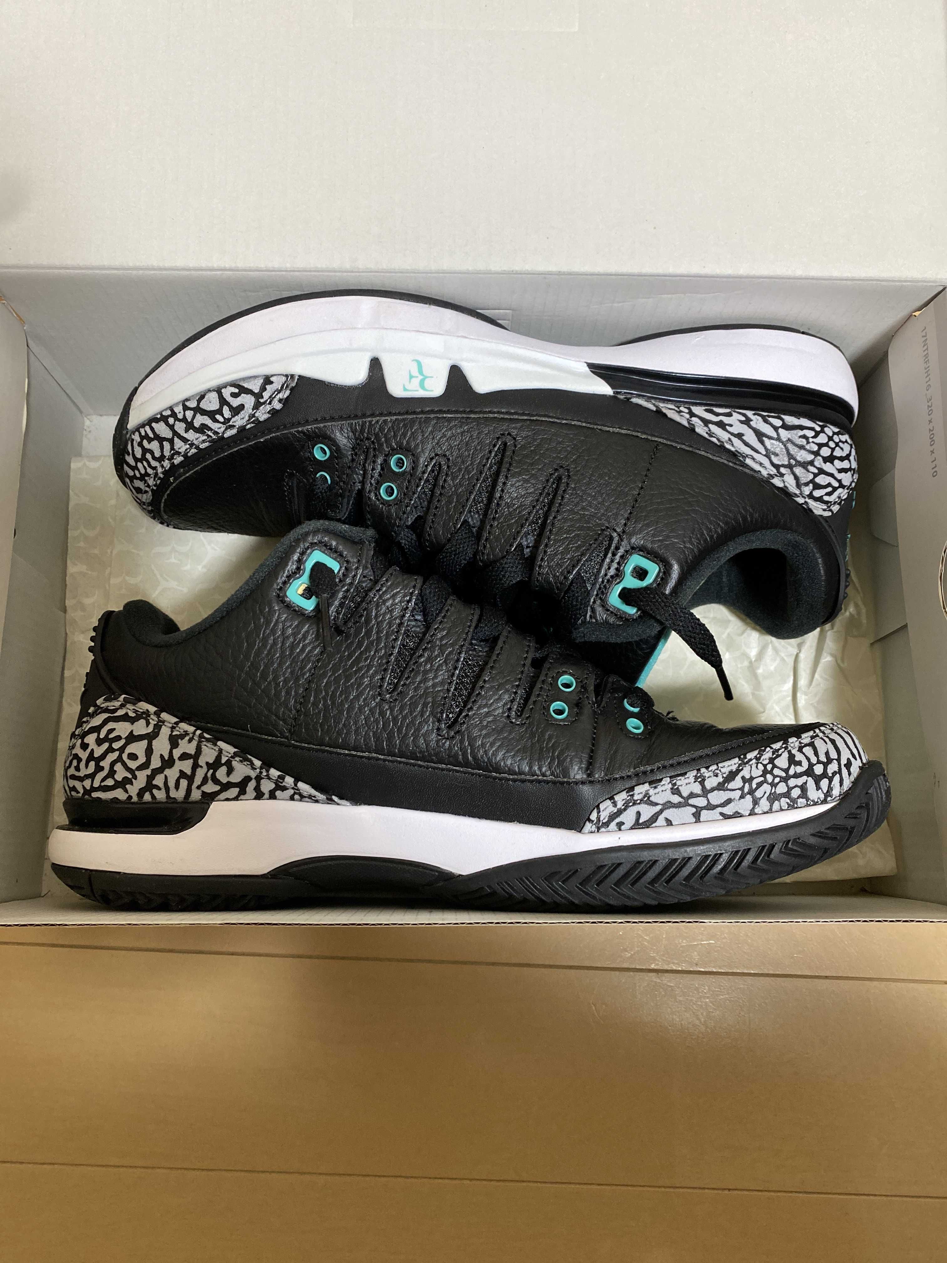 atmos × Nike Zoom Vapor AJ3 "Elephant/Safari"