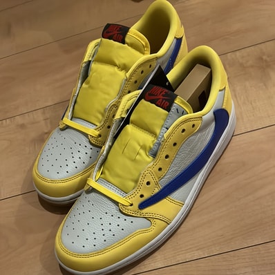 Travis Scott × Nike Women's Air Jordan 1 Retro Low OG "Canary"